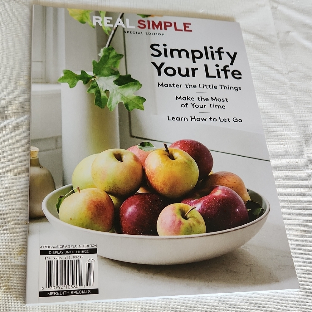 4/$15 Real Simple Simplify Your Life Special Edition Magazine 11/22